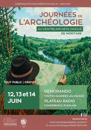 Affiche Les Journées européennes de l'Archéologie à Montans