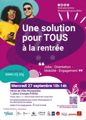 Affiche Une solution pour tous à la rentrée