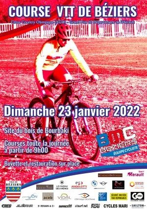Affiche XCO du Biterrois - VTT de Béziers