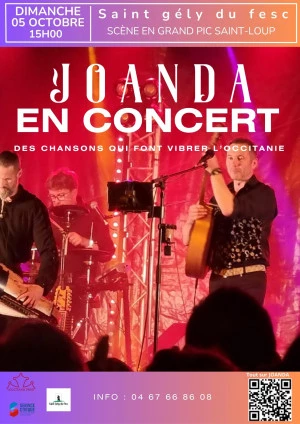 Affiche Joanda en concert