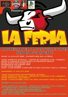 Affiche Féria de Maureilhan