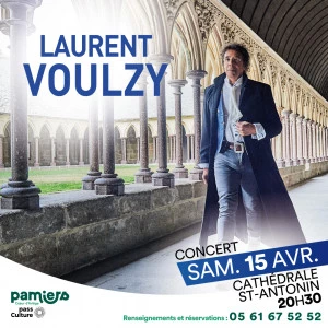 Affiche Laurent Voulzy à la Cathédrale Saint-Antonin