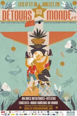 Affiche 17è festival Détours du Monde