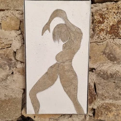 Encore une dance - Tableau en béton - COT ART 