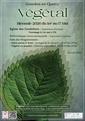 Affiche Exposition Biennale "Végétal"