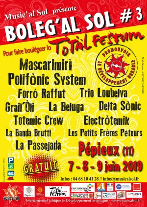 Affiche Lo Boleg'al Sol #3 - Total Festum 2019