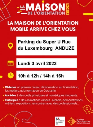 Affiche La Maison de l'Orientation Mobile à Anduze
