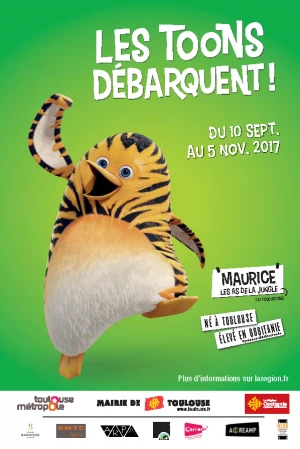 Affiche Les toons débarquent dans la ville rose et en Occitanie