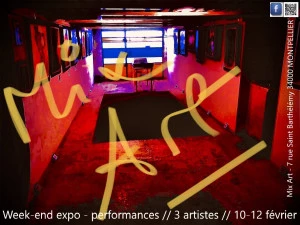 Affiche Week-end expo - performances « les doux sentiments amoureux »