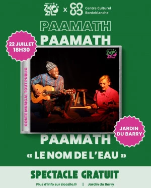 Affiche Paamath « Le Nom de l'Eau »