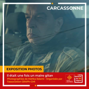 Affiche Exposition "Il était une fois un maire gitan"