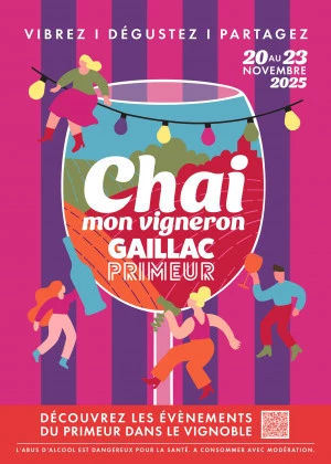 Affiche Chai mon vigneron primeur