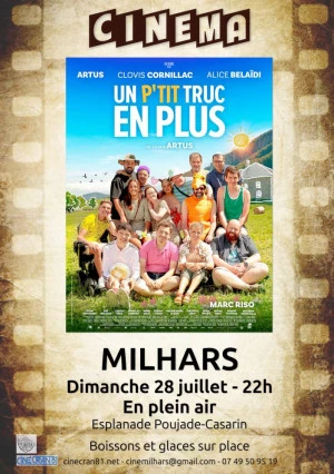 Affiche Cinéma en plein air : "Un p'tit truc en plus"