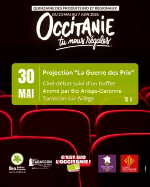 Affiche Quinzaine des produits Bio et Régionaux - Projection "La Guerre des Prix"
