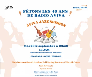 Affiche Aviva Jazz Session - 40e anniversaire