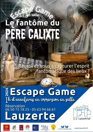 Affiche Escape Game : le fantôme du Père Calixte