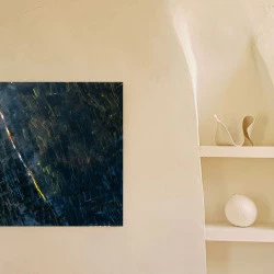 hope - peinture huile sur toile 100x100 hope