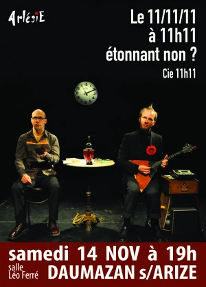 Affiche Le 11/11/11 à 11h11 étonnant non ?