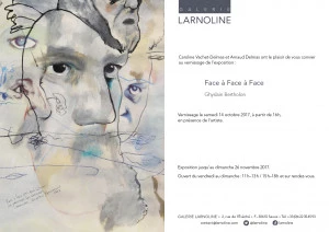 Affiche Exposition Face à Face à Face - Ghyslain Bertholon