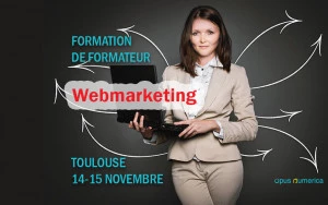 Affiche Formation en Webmarketing pour les formateurs et les professionnels libéraux