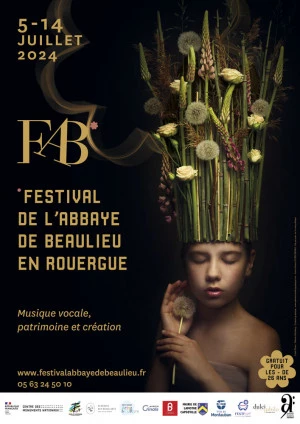 Affiche Festival de l'Abbaye de Beaulieu-en-Rouergue