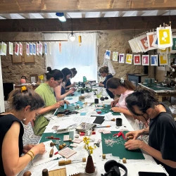 En plein atelier - Souvenir de stage dans l'atelier - Poli Quiroga 