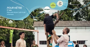 Affiche Cirque acrobatique "Pour Hêtre" - Compagnie Ieto