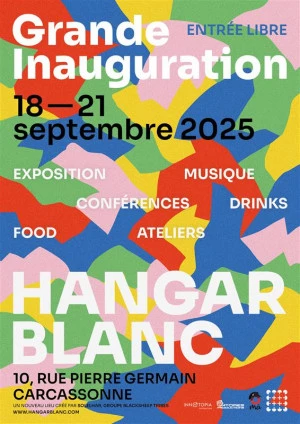Affiche Grande inauguration du Hangar Blanc