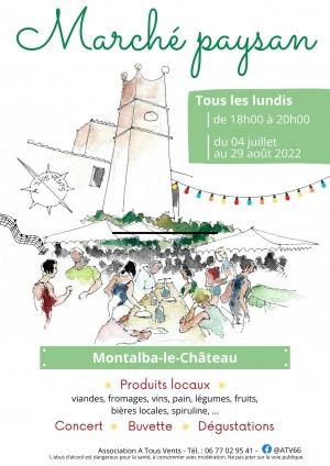 Affiche Marché paysan
