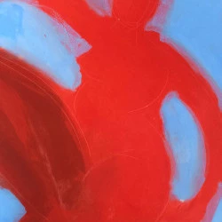 Série Eclat 7 - Nu 60x75. Techniques mixtes. pigments -Acrylique