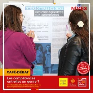 Affiche Café-débat "Les compétences ont-elles un genre ?"