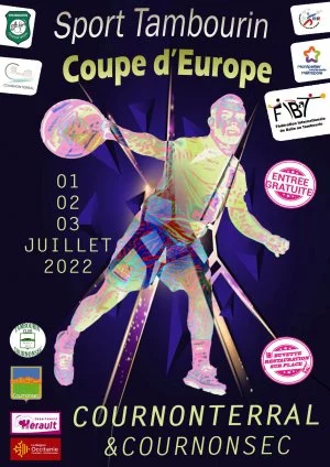 Affiche Coupe d'Europe de Sport Tambourin