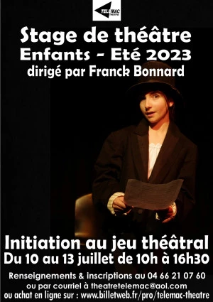 Affiche Stage Théâtre pour enfants