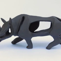 Rhino Noir épure - Grès noir