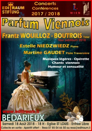 Affiche Parfum Viennois - Jubilé Frantz WOUILLOZ-BOUTROIS