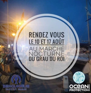 Affiche Marchés nocturnes du Grau du Roi 