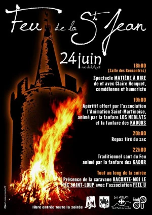 Affiche Feu de la Saint-Jean 