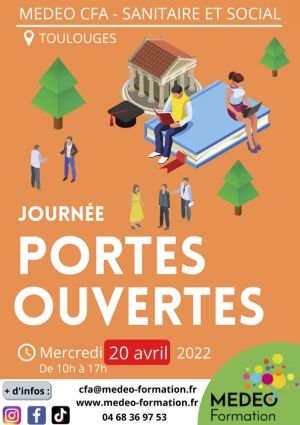 Affiche Journée portes ouvertes MEDEO CFA 