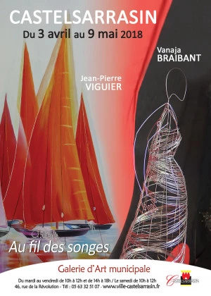 Affiche Exposition "Au fil des songes"