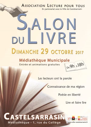 Affiche Salon du Livre 2017