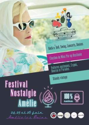 Affiche Festival Nostalgie Amélie