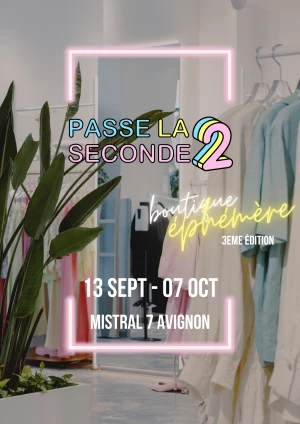 Affiche Boutique seconde main éphémère