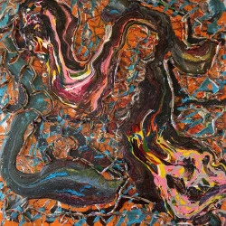 Sans titre - Acrylique sur toile (40 * 40 cm) - 2025 