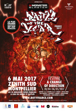 Affiche Monster Blaster BOTY France 2017