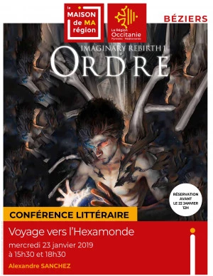 Affiche Conférence "Voyage vers l'Hexamonde" par Alexandre SANCHEZ