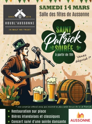 Affiche Houbl'Aussonne refait sa St Patrick