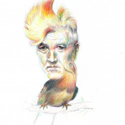 Break a leg 148 - Crayon sur papier A4, 2021, collection particulière
