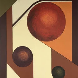 AG_32 Crescendo - Peinture acrylique 160x132 catalogue Salon d'Automne Paris 2022 - Mr Marchand Collection privée 