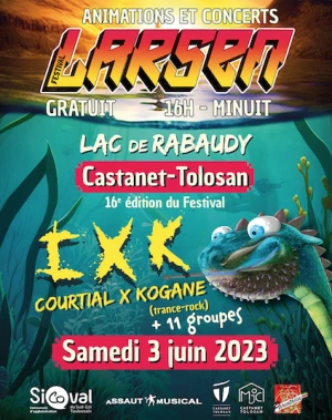 Affiche Le Festival Larsen revient pour une 16ème édition !