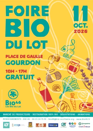 Affiche Foire Bio du Lot 2026